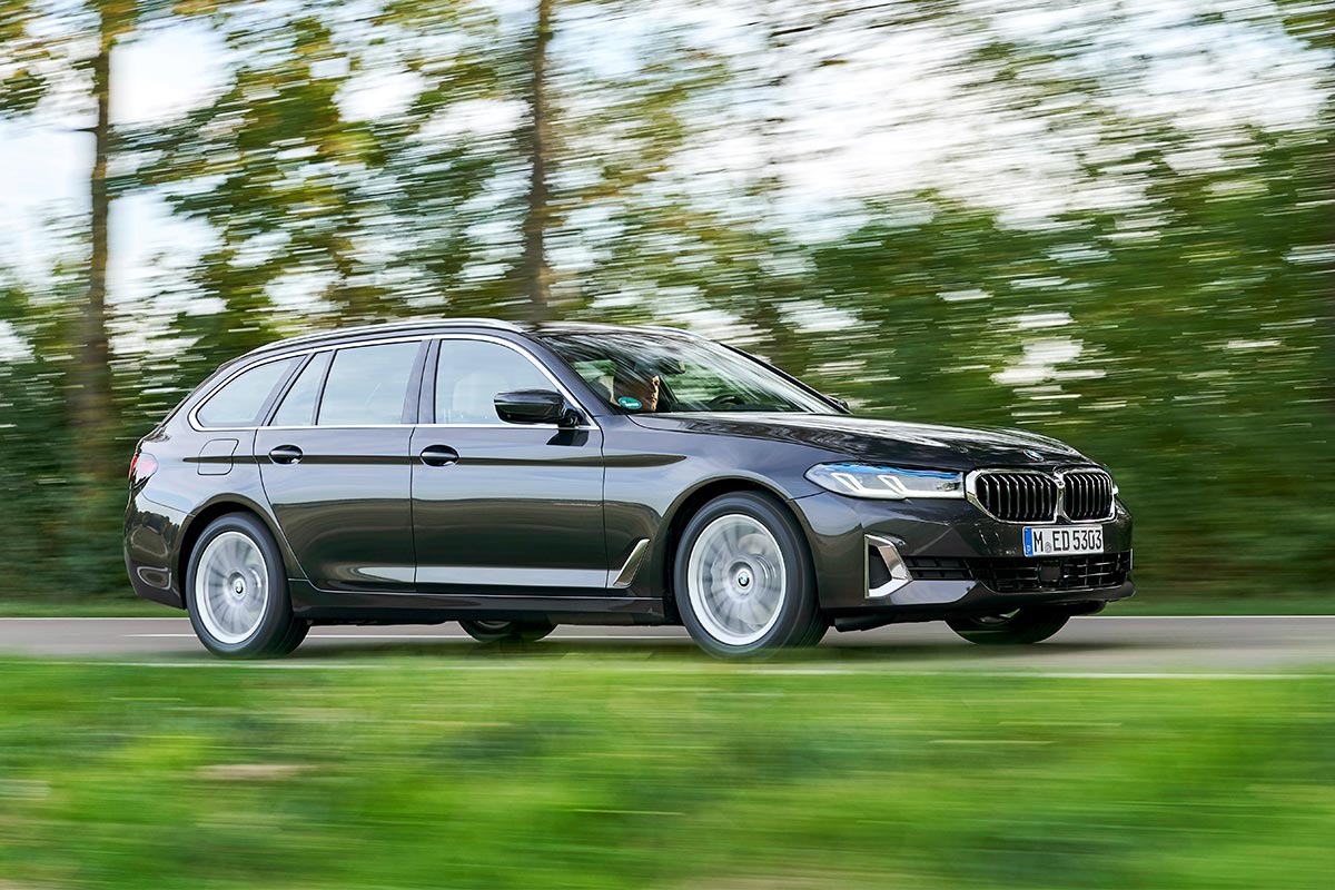 Jízdní dynamika a hospodárnost BMW řady 5 Touring
