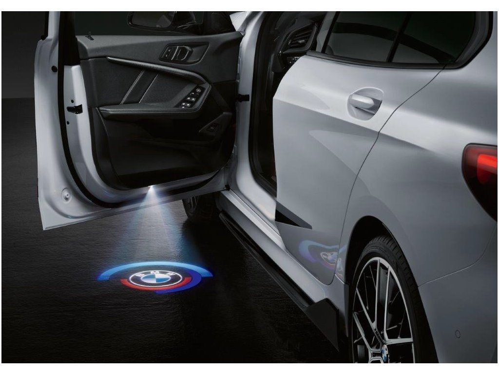 Výroční LED dveřové projektory 50 let BMW M - 50mm 