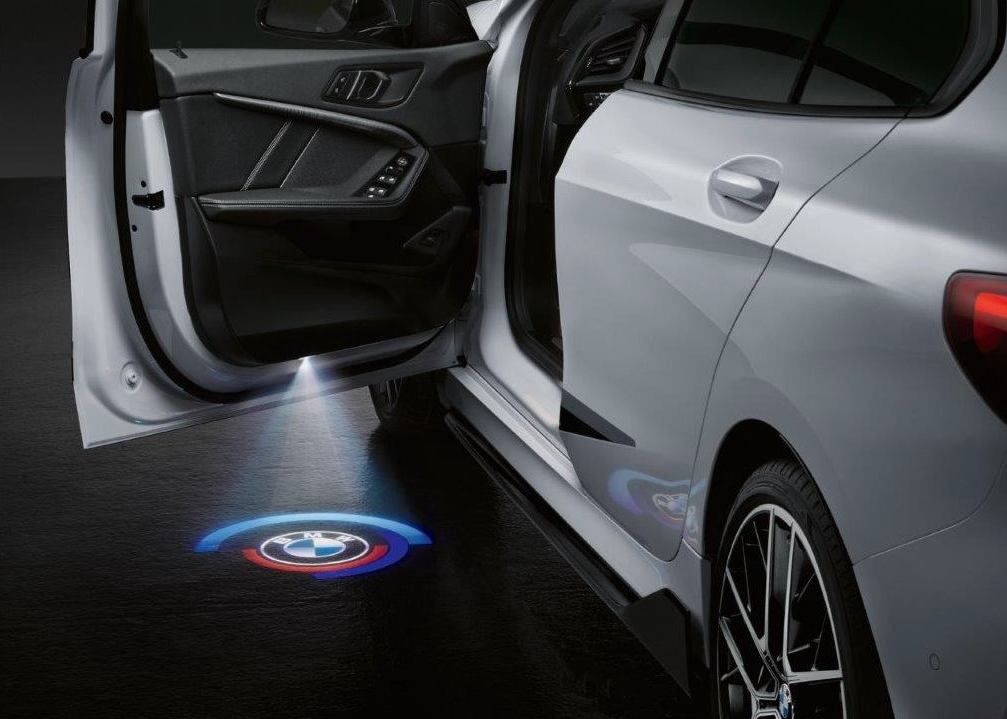Výroční LED dveřní projektory 50 let BMW M - 68mm 