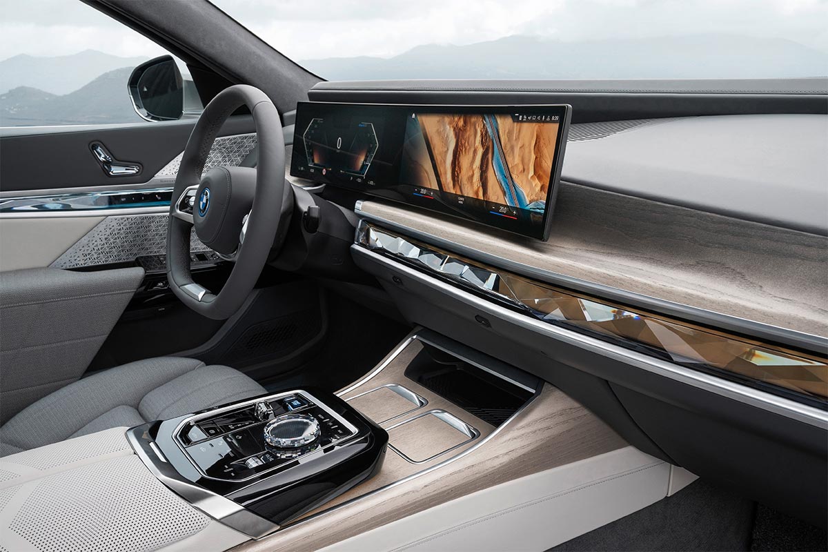 Design interiéru nového BMW i7