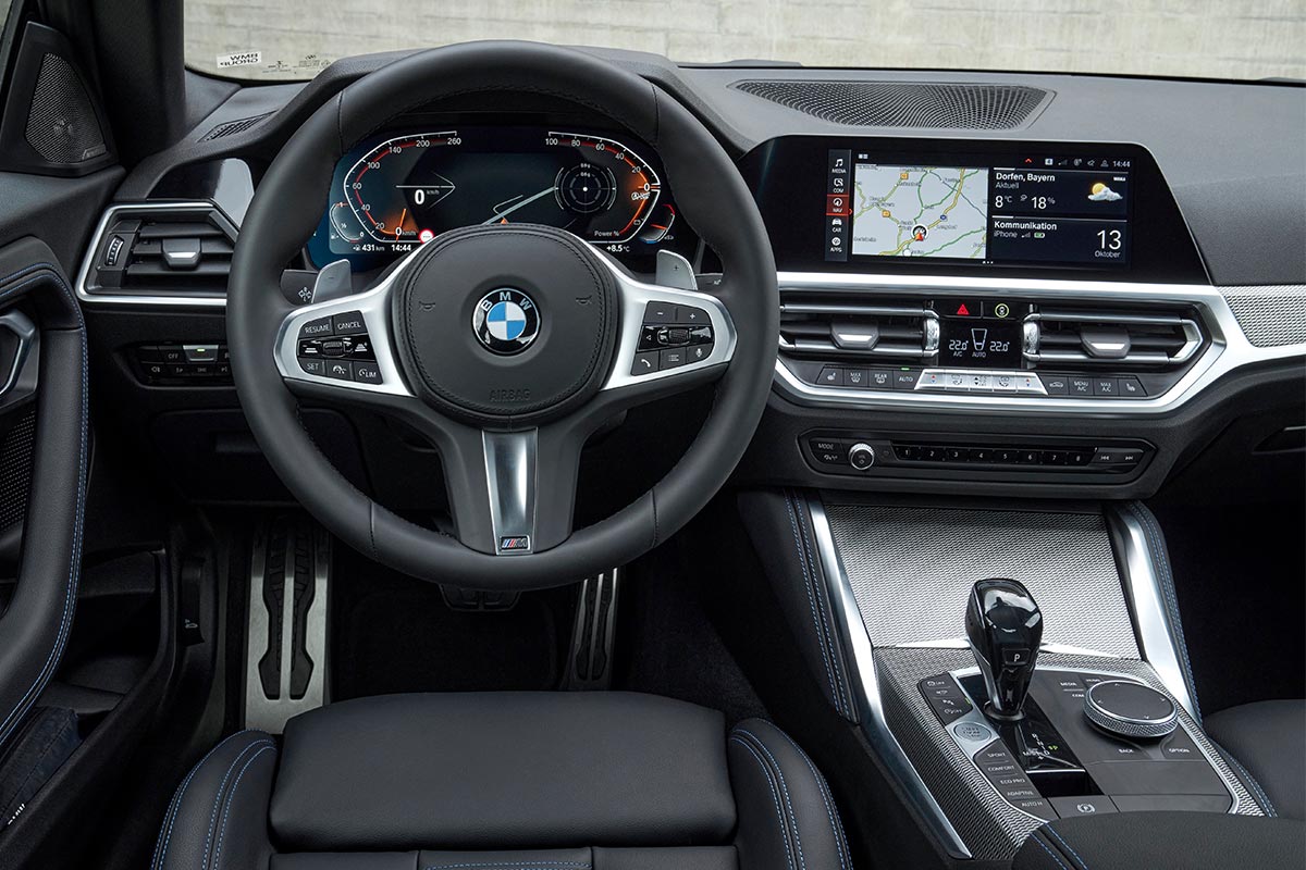 Koncepce displejů BMW řady 2 Coupé