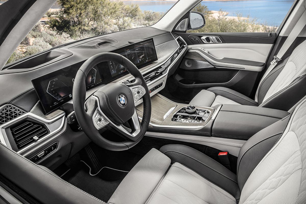 Estetika a technologie v interiéru nového BMW X7
