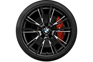 BMW M Performance Double-spoke 624M v matně černé barvě