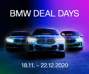 BMW DEAL DAYS – u nás do 22.12.2020