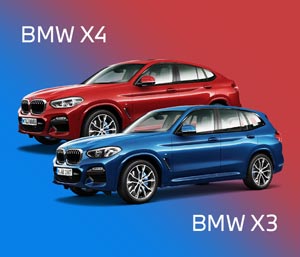 Pořiďte si BMW X3 nebo BMW X4 za nejvýhodnější cenu