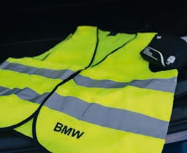 BMW Bezpečnostní vesty s vysokou viditelností