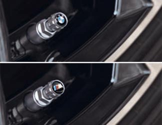 BMW Čepičky ventilků s logem