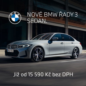 Nové BMW řady 3 Sedan již od 15 590 Kč měsíčně bez DPH