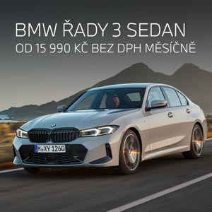 BMW řady 3 již od 15 990 Kč měsíčně