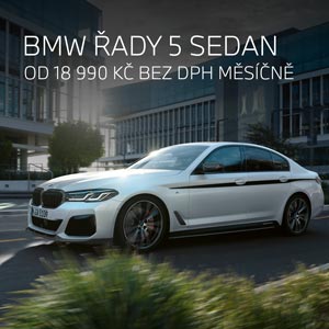 BMW řady 5 Sedan od 18 990 Kč měsíčně