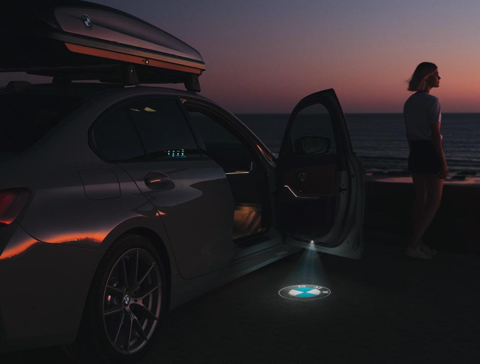 BMW LED dveřní projektory