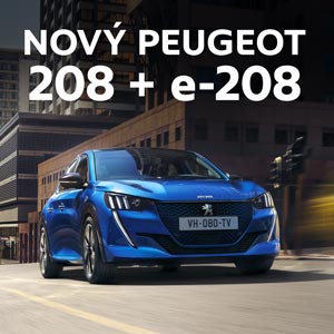 Nový PEUGEOT 208 a e-208: FUTURISTIC &amp; YOUNG